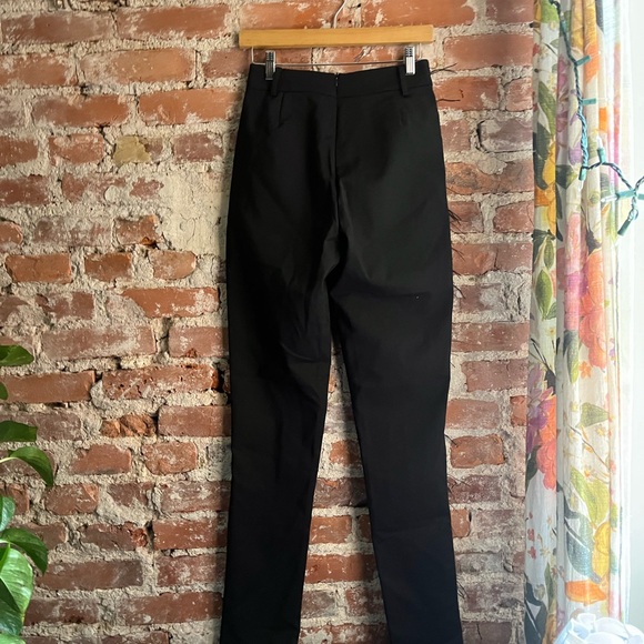 Hanifa Black Feather Ava Trousers NWT - Picture 4 of 7